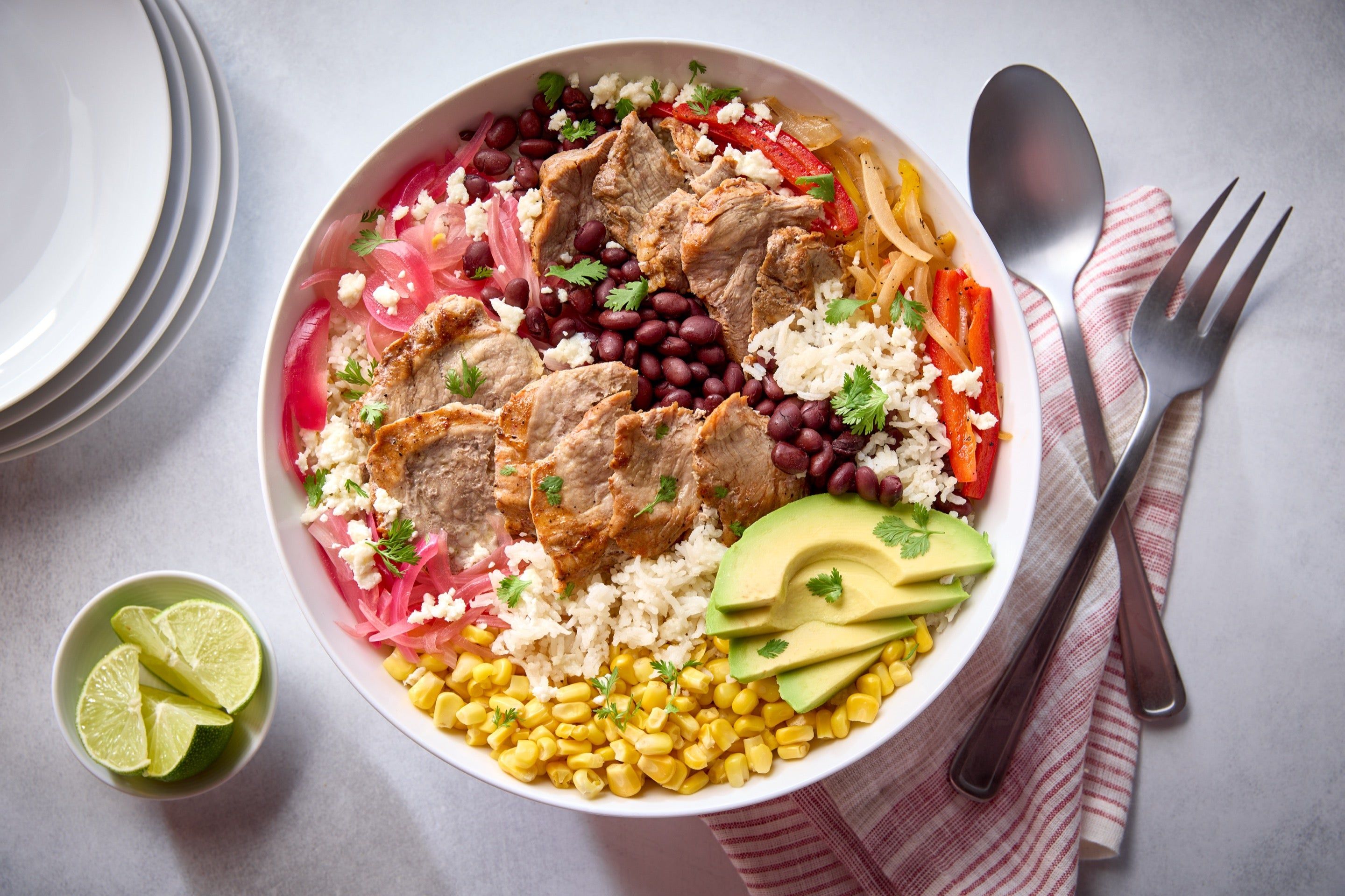 Pork Fajitas Bowl Smithfield